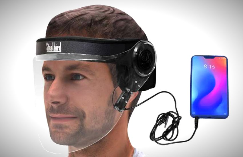 Steelbird Helmets, Steelbird face shield, Steelbird hand free face shield, Steelbird IGN-1 HF Static Shield