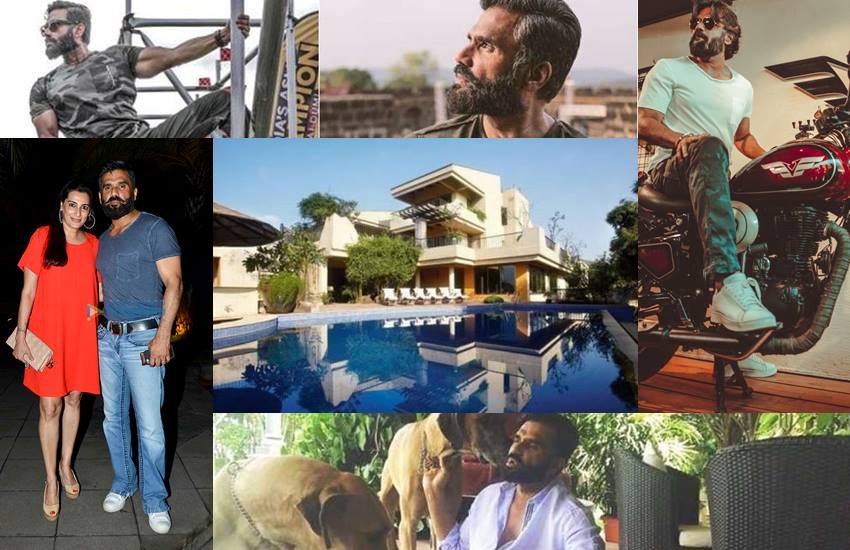 Suniel Shetty BirthDay: 28 साल पहले फिल्म बलवान (1992) से सुनीश शेट्टी ने बॉलीवुड में डेब्यू किया था। अपने करियर में उन्होंने एक से बढ़कर एक सुपरहिट फिल्में दी हैं। अपने स्टाइल औऱ यूनीक डायलॉग डिलिवरी के कारण वह दर्शकों के बीच काफी पॉपुलर हैं। हालांकि इन दिनों वह फिल्मों में बेहद कम सक्रिय हैं। लेकिन क्या आप जानते हैं कि फिल्मों से दूर रहकर भी सुनील शेट्टी सालाना करीब 100 करोड़ रुपए की कमाई करते हैं। आइए जानें कैसे: