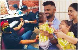 Suresh Raina Tatto Suresh Raina family