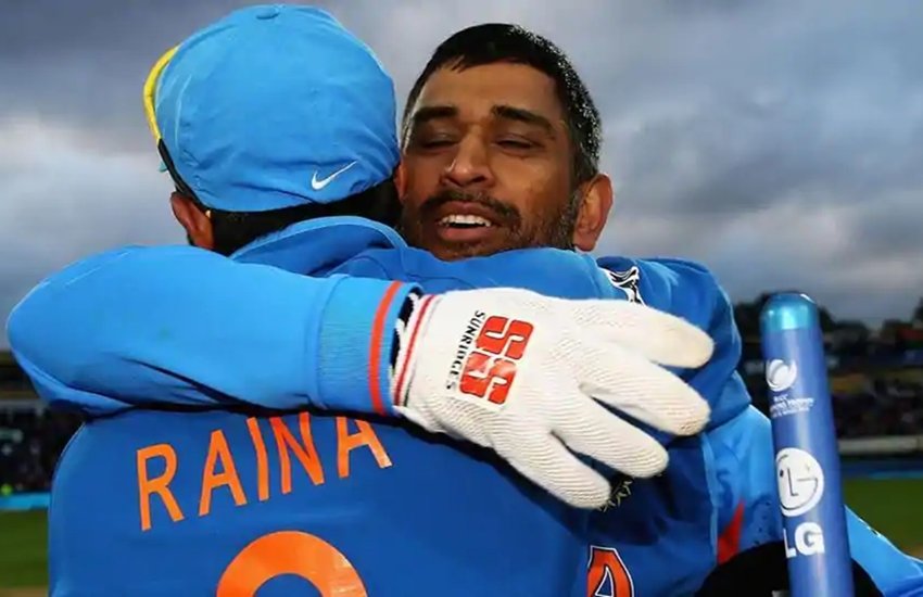 Suresh Raina and MS Dhoni