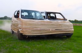 Maruti WagonR Taped Together, Maruti WagonR Crazy Video, Maruti WagonR Stick with Cello Tape
