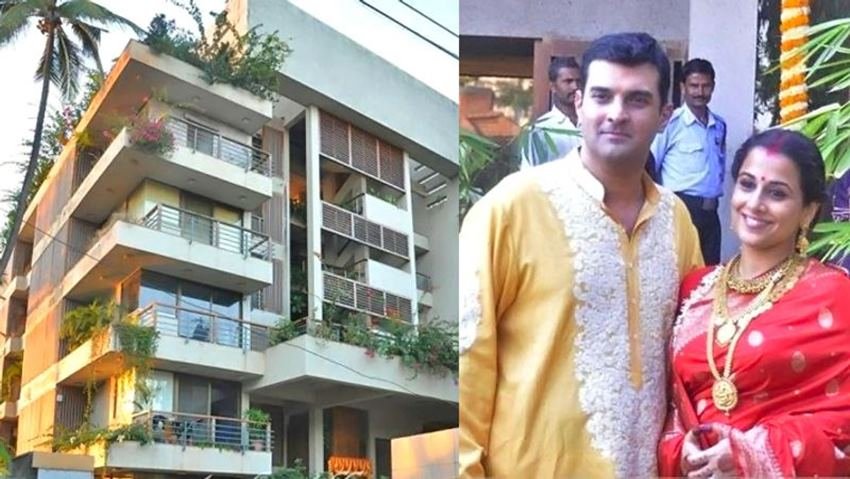 विद्या औऱ सिद्धार्थ मुंबई के सबसे पॉश इलाकों में से एक जुहू तारा रोड पर स्थित जिस घर में रहते हैं, उस बिल्डिंग का नाम 'प्रणेता' है।