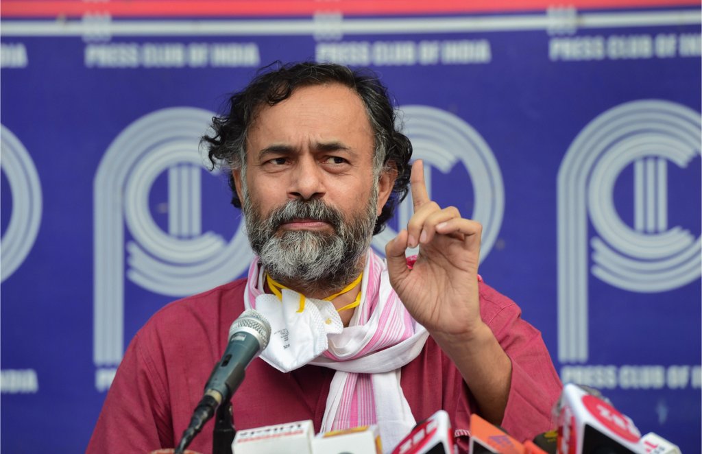 prashant bhushan, yogendra yadav