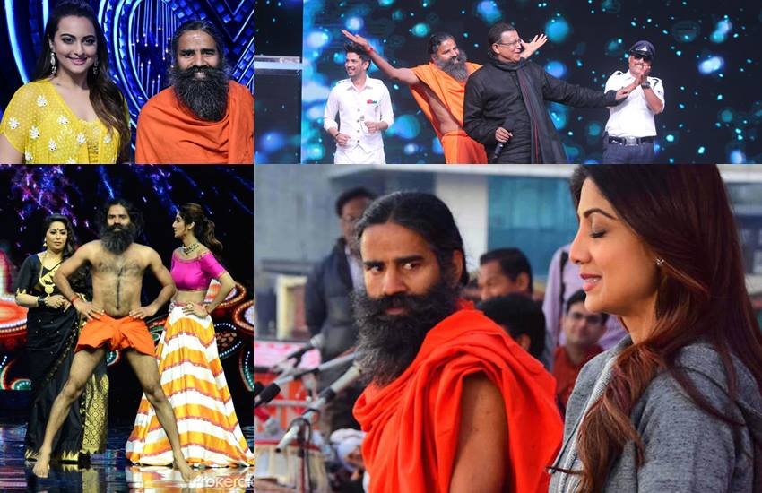 Baba Ramdev, Patanjali: दुनिया भर में योग का पर्याय बन चुके बाबा रामदेव की लोकप्रियता किसी भी फिल्मी सेलेब, खिलाड़ी ये राजनेता से कम नहीं है। बाबा रामदेव जहां जाते हैं वहां बड़ी संख्या में भीड़ इकट्ठा हो जाती है। खुद बॉलीवुड सेलेब भी बाबा के साथ सेल्फी लेते दिख जाते हैं। तो आइए डालते हैं नजर बाबा रामदेव की फिल्मी सेलेब्स के साथ वायरल तस्वीरों पर एक नजर: