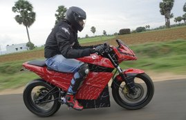 eMotion Surge electric Motorcycle, eMotion Surge Electric Bike, India's first Geared Motorcycle, eMotion Surge Electric Bike