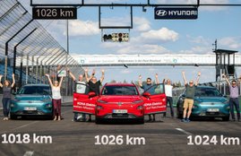 Hyundai Kona electric, Hyundai Kona electric Driving range, Hyundai Kona electric Range Record, Hyundai Kona electric