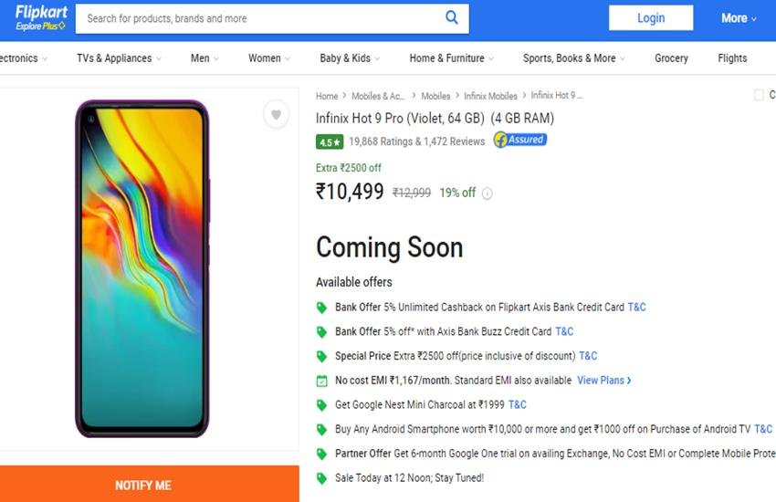 Infinix Hot 9 Pro