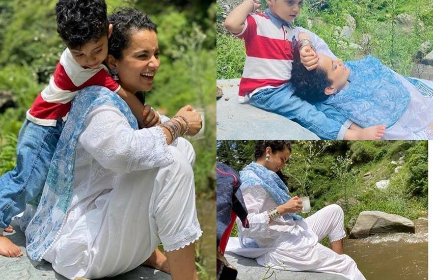 Kangana Ranaut: बॉलीवुड कंगना रनौत आए दिन चर्चा में बनी रहती हैं। कभी वह अपनी फिल्मों के लेकर सुर्खियों में होती हैं तो कभी अपने बयानों के लिए। इन दिनों उन्होंने बॉलीवुड में नेपोटिज्म के खिलाफ तगड़ा मोर्चा खोल रखा है। सुशांत सिंह राजपूत (Sushant Singh Rajput) के निधन के लिए कंगना बॉलीवुड कुछ नामी लोगों पर आरोप लगा रही हैं। इन सबके बीच सोशल मीडिया में उनकी कुछ तस्वीरें वायरल हो रही हैं जिनमें वह हिमाचल की खूबूसरत वादियों के मजे ले रही हैं(Photos: Kangana Ranaut Fan Page Instagram):