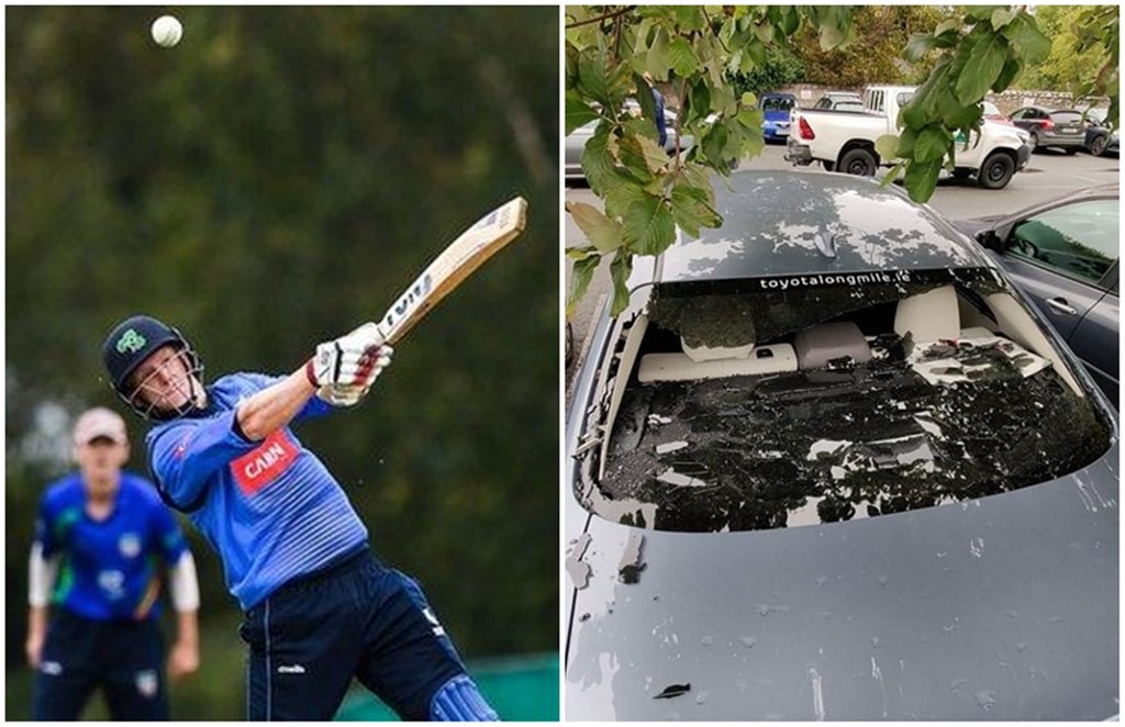 kevin o'brien hits car