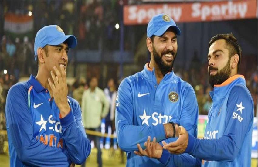 विराट कोहली हमेशा युवराज सिंह को अपना बड़ा भाई बताते हैं। (सोर्स - सोशल मीडिया)