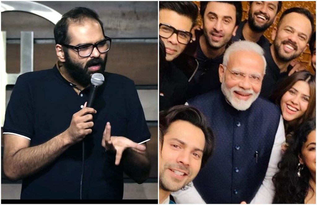 kunal kamra to arnab goswami, pm modi selfie with bollwood,