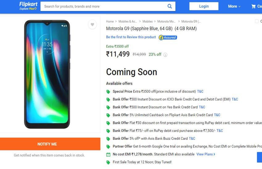 Moto G9