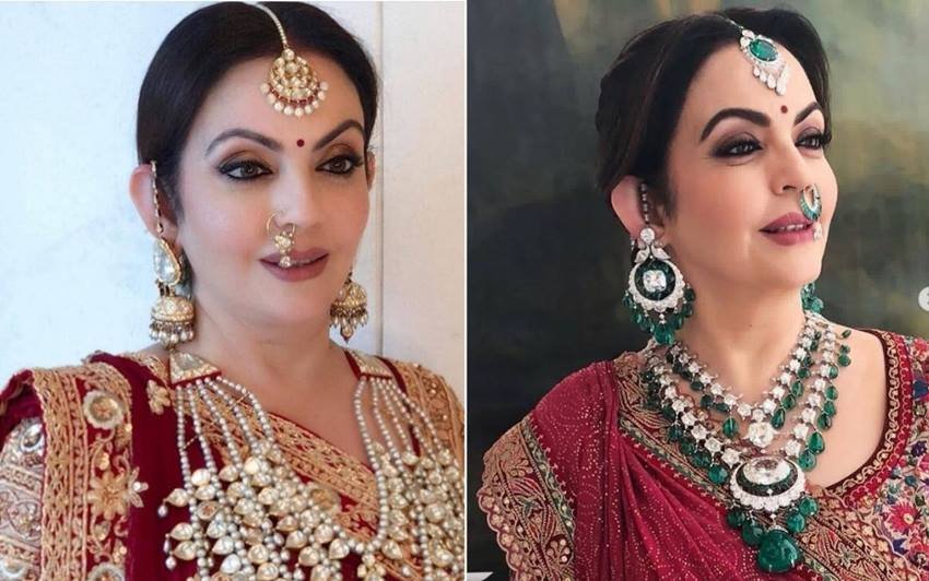 नीता अंबानी को गहनों का भी काफी शौक है। वह कई फैमिली फंक्शन में करोड़ों की ज्वैलरी पहने दिख चुकी हैं।