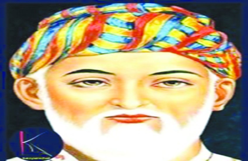 हिंदी साहित्य शृंगार रस के प्रमुख कवि और कृष्ण भक्त रसखान उर्फ सैयद इब्राहिम।