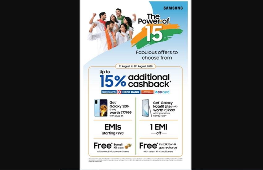 Samsung Independence day Offer
