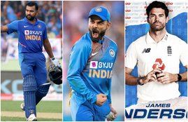 virat kohli rohit sharma James anderson