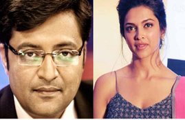 Arnab Goswami, Dipika Padukone