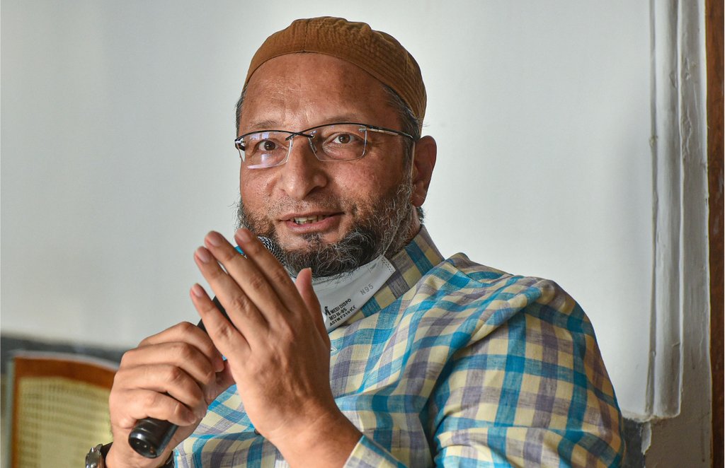 एआईएमआईएम प्रमुख असदुद्दीन ओवैसी। (फोटोः पीटीआई)