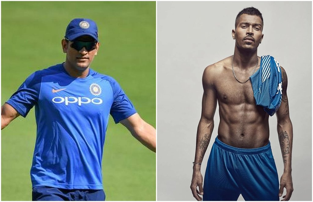 MS Dhoni Hardik Pandya