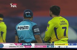 MS Dhoni IPL 2020 RR vs CSK