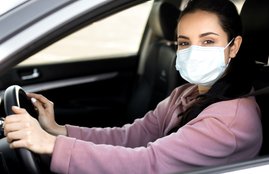 wearing a mask in your car, motor vehicle act, traffic rule, is wearing mask is mandatory, Government rule for wearing Mask, mask