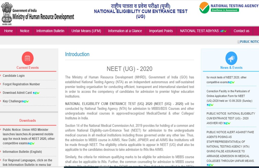 neet, neet result, neet 2020, neet result 2020, neet september result, nta neet, nta neet result