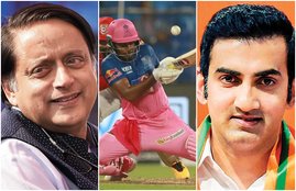 Shashi Tharoor Sanju Samson Gautam Gambhir
