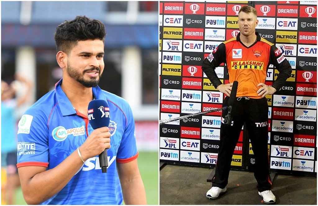 ipl 2020 ipl playing 11 dc vs srh srh vs dc playing 11 Shreyas Iyer David Warner
