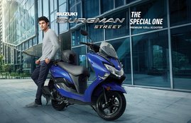 Suzuki Burgman Street 125 Blue, Suzuki Burgman Street price, Suzuki Burgman Street features, Suzuki Scooter,