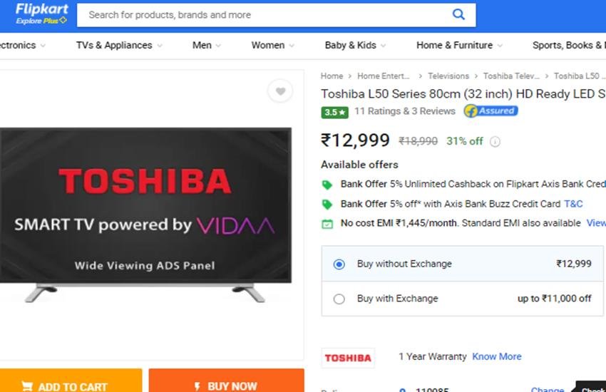 32 inch Smart Tv