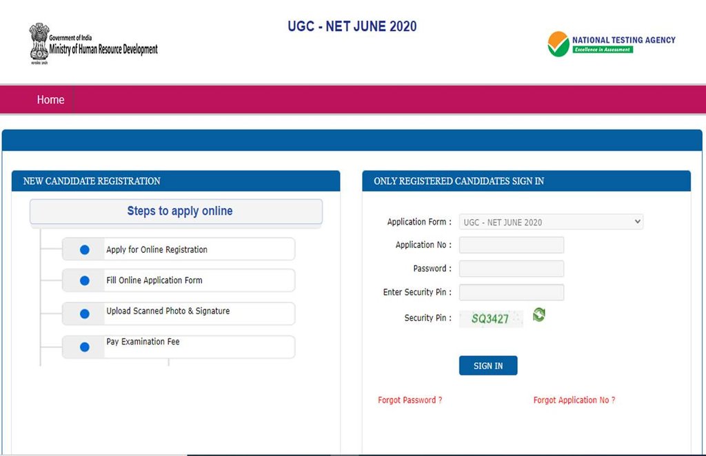 NTA UGC NET June 2020 Admit Card, NTA UGC NET June 2020 Application Correction Window: