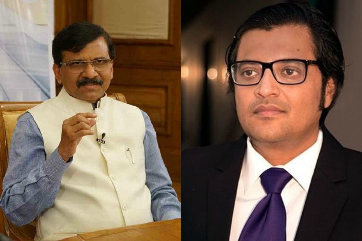arnab goswami, sanjay raut, kangana ranaut