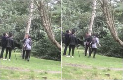 कैमरे पर इंटरव्यू दे रहे थे उप प्रधानमंत्री, चेहरे पर तरल पदार्थ फेंक भाग गई महिला; देखें वीडियो