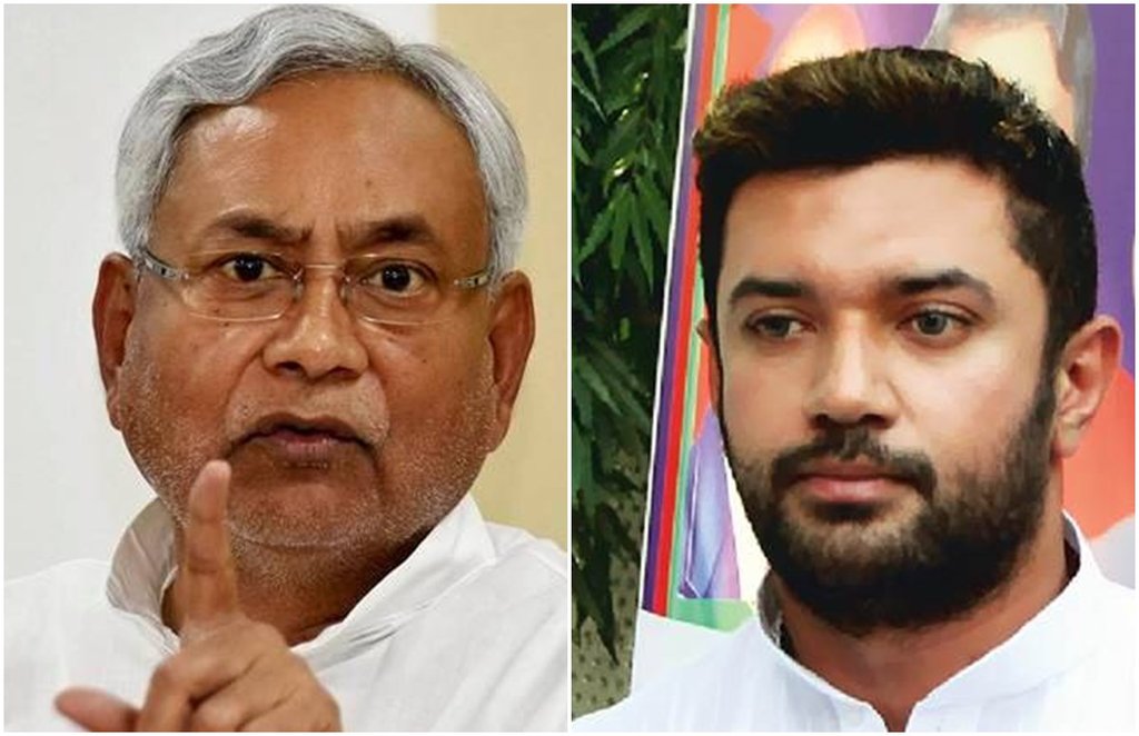 bihar election ljp chirag paswan jdu nitish kumar