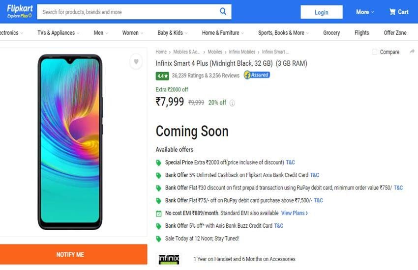 Infinix Smart 4 Plus