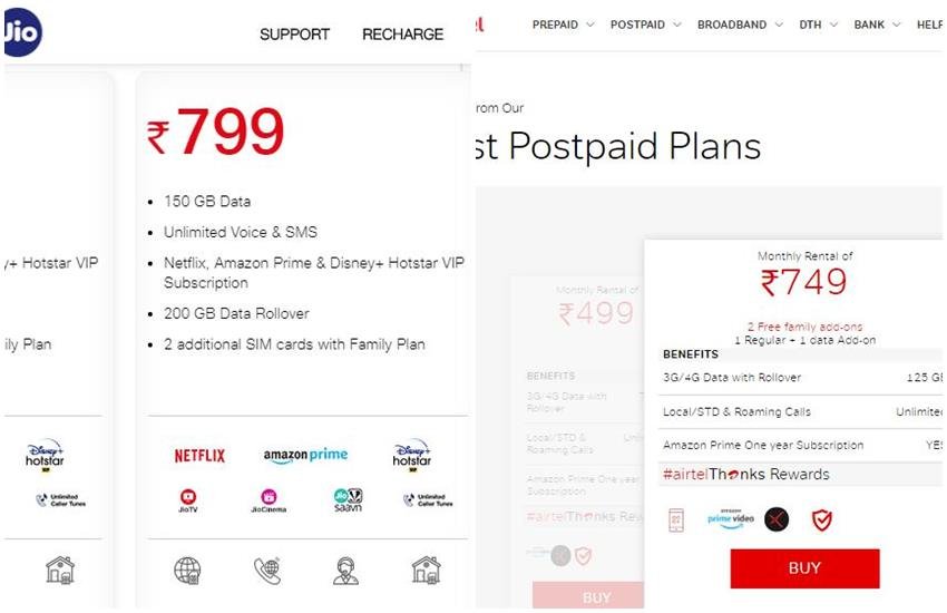 Jio vs Airtel
