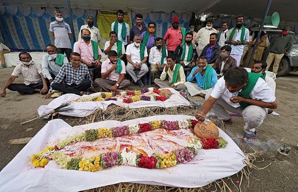 karnataka bandh farmers protest agriculture bill land reforms karnataka