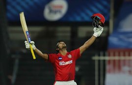 RR vs KXIP, Mayank Agrawal, Mayank Agrawal century