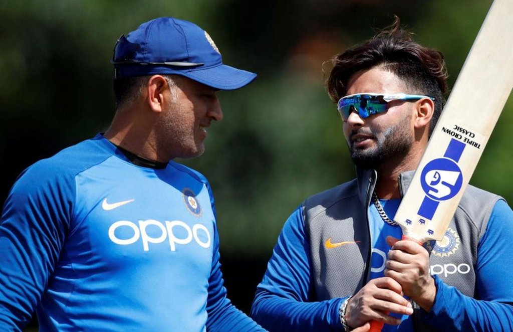 ms dhoni and rishabh pant