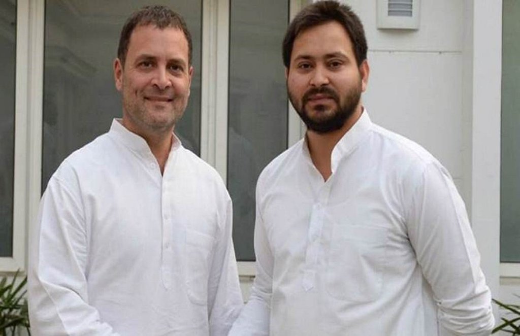 bihar elections, bihar opposition alliance, bihar grand alliance, congress rjd alliance, tejashwi yadav, upendra kushwaha, rlsp, bihar elections news, congress, kanhaiya kumar, RJD, left, CPI, CPIM, jansatta