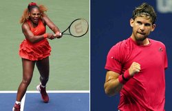 US OPEN 2020: सेरेना विलियम्स 14वीं बार सेमीफाइनल में पहुंचीं, पुरुषों में डोमिनिक थीम ने रचा इतिहास