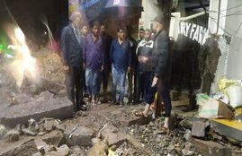 Hyderabad, Wall Collapse