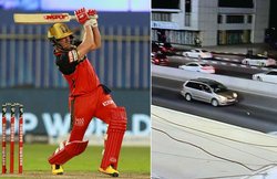 एबी डिविलियर्स ने क्रिस गेल का रिकॉर्ड तोड़ा; स्टेडियम के बाहर मारे दो छक्के, रुक गया ट्रैफिक; VIDEO