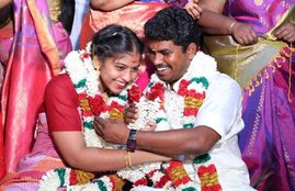 dalit mla, aiadmk mla prabhu, dalit mla marries