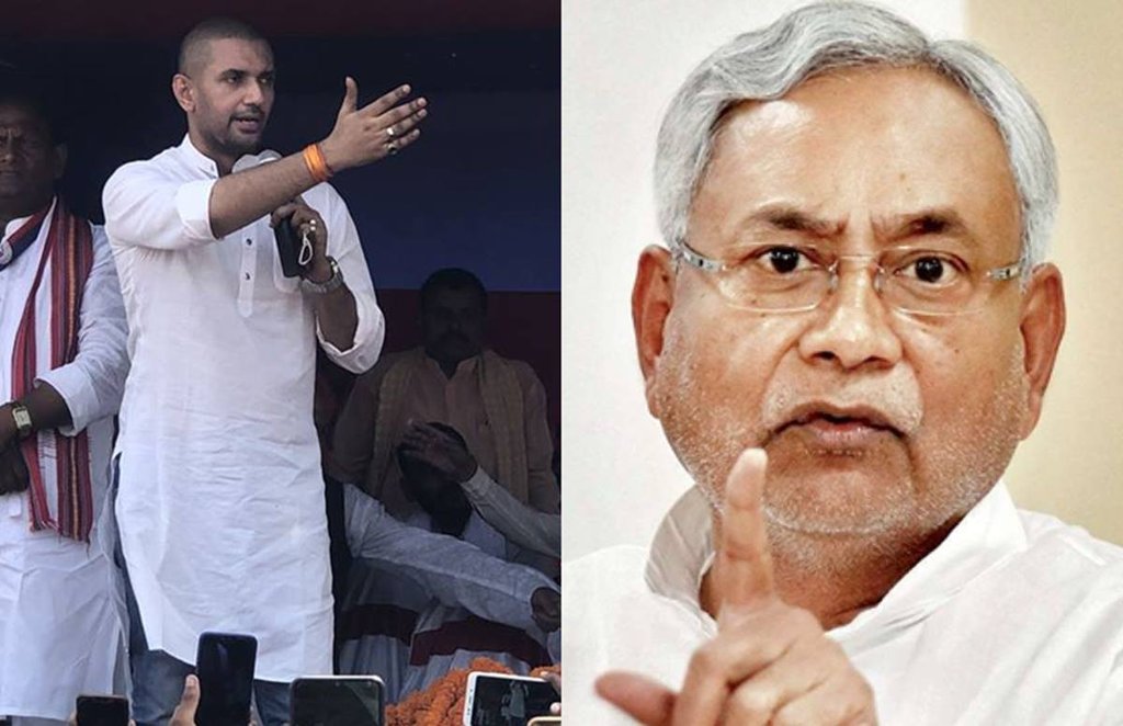 Nitish Kumar, Chirag Paswan