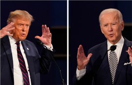 US Elections, Second Presidential Debate, Donald Trump, Democrat, Joe Biden
