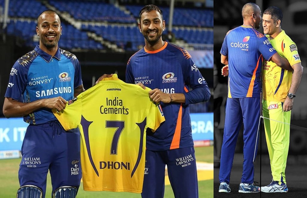Hardik Krunal MS Dhoni IPL 2020