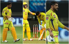 MS Dhoni Exhaust IPL 2020