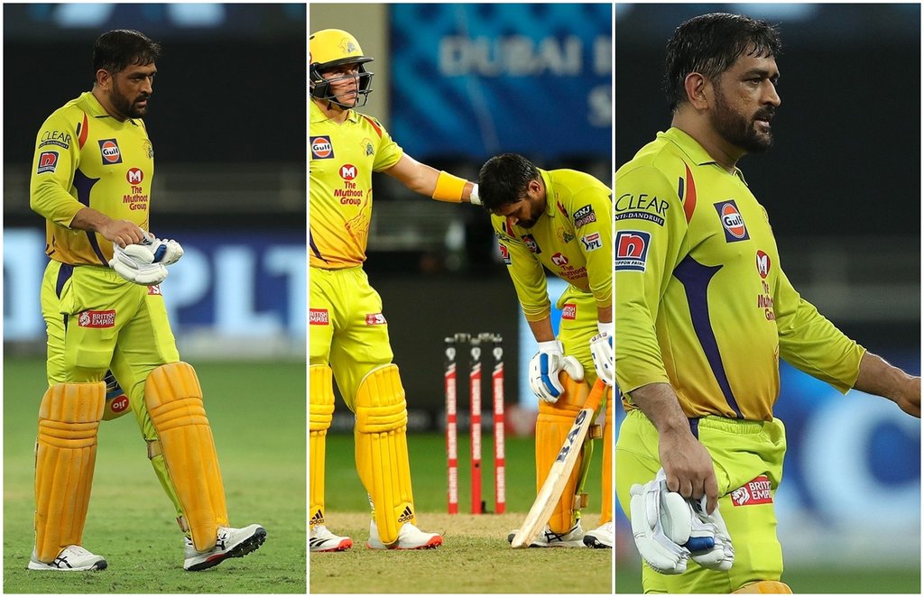 MS Dhoni Exhaust IPL 2020