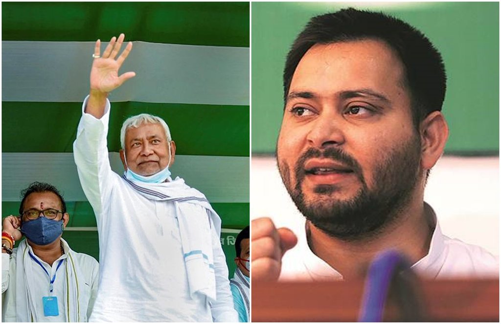 Nitish Kumar, Tejaswi Yadav Nitish Kumar, Tejaswi Yadav